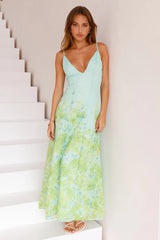Status Rising Maxi Dress Green