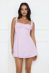 Rooftop Dance Mini Dress Lilac
