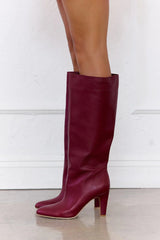 Rizk Boots Burgundy Leather