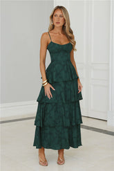 Thriving Now Maxi Dress Green