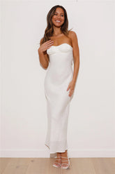 Sunset Party Maxi Dress White