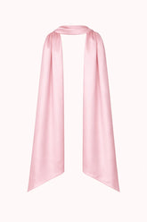 Satin Neck Scarf Light Pink