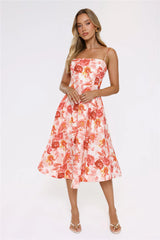 Vintage Find Midi Dress Orange