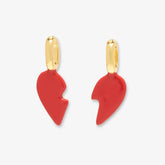 Harper Enamel BFF Heart Charm Set