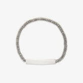 Engravable Disc Bead Stretch Bracelet