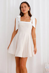 Ultimate Vacation Mini Dress Beige