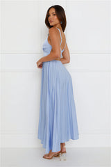Dazzling Opulence Maxi Dress Blue