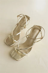 The Trixie Heels Gold PU