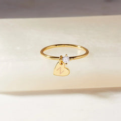 Engravable Heart Ring