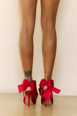 Teacup Heels Red