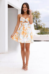 Shore Of Seashells Mini Dress Orange