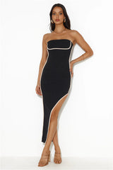 Casino Queen Midi Dress Black