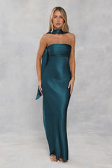 Satin Neck Scarf Teal