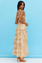 Got A Callback Midi Dress Yellow
