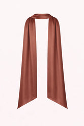 Satin Neck Scarf Bronze
