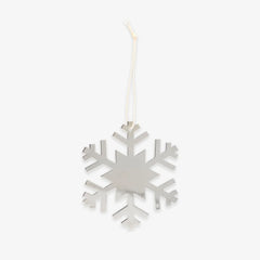 Engravable Snowflake Ornament