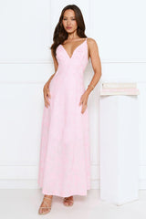 Soft Moonbeam Maxi Dress Pink