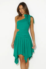 Pretty Girl Trend Mini Dress Green
