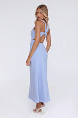 Sunshine Stroll Maxi Dress Blue