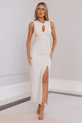 Stylish Starlet Maxi Dress Beige