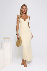 Imperial Glow Maxi Dress Yellow