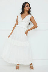 Desert Oasis Maxi Dress White