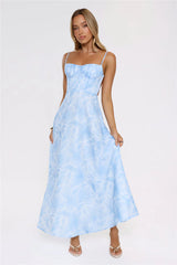 She Wore It Best Maxi Dress Blue