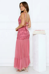 Rosehaven Maxi Dress Rose