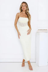 Sunbeam Dreams Lace Maxi Dress Yellow