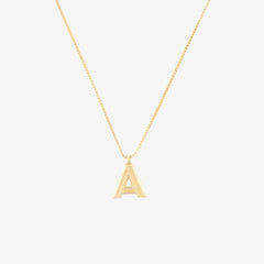 Initial Pendant Necklace