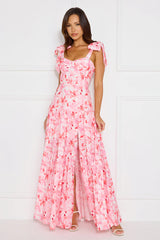 Flirty Dreams Maxi Dress Pink