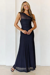 Bloom Baby Off Shoulder Maxi Dress Black