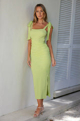 City Of Babes Maxi Dress Green