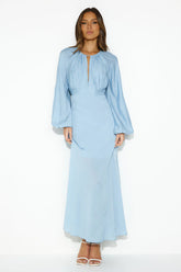 Daydream Retreat Midi Dress Blue