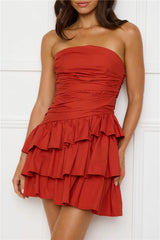 Attention Snatch Mini Dress Red