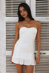 Brunch Party Mini Dress White