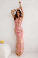 Pamalo Maxi Dress Pink