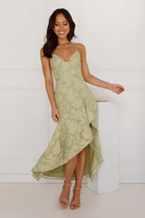 Touch Of Magic Midi Dress Green
