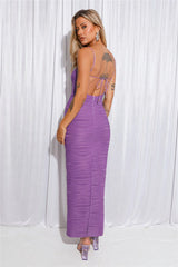 Feel The Attention Maxi Dress Purple