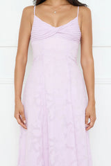 Pine Blossom Maxi Dress Lilac