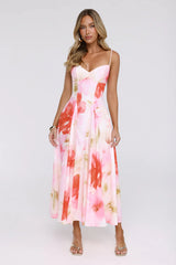 Outfit Says It All Midi Dress Pink