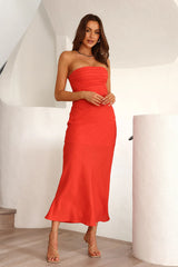 Moves To Make Maxi Dress Red