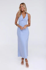 Sunshine Stroll Maxi Dress Blue
