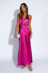 Ballroom Girl Maxi Dress Fuchsia