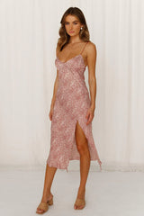 Crazy Passionate Midi Dress Red