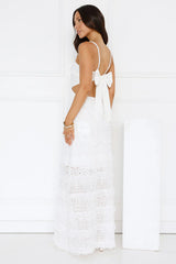 Chic Confidential Maxi Dress White