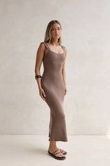 Martini Hour Midi Dress Chocolate