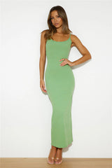 Love To Like Midi Dress Green