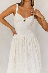 Candlelight Hour Maxi Dress Cream