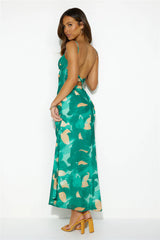 Nimble Fortune Midi Dress Green